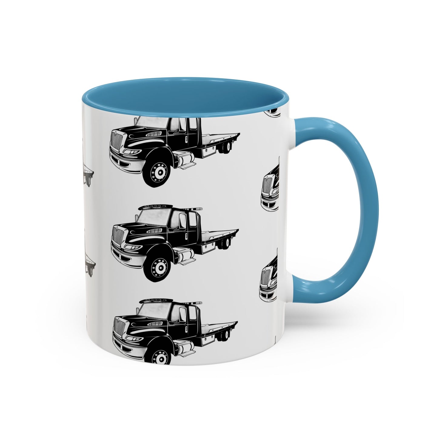 Flatbed Tow Truck 2-Tone Coffee Mug
