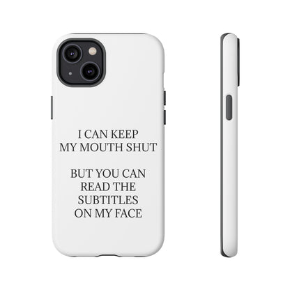 Subtitles iPhone Case