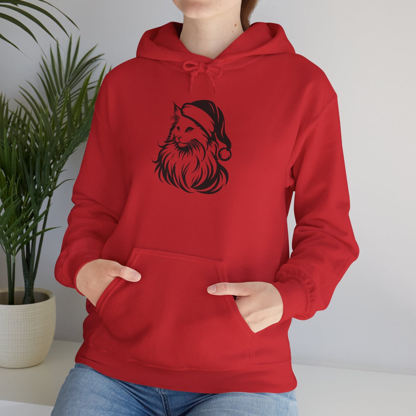 Santa Paws Cat Unisex Hoodie