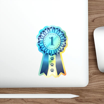 Show Ribbon Holographic Sticker