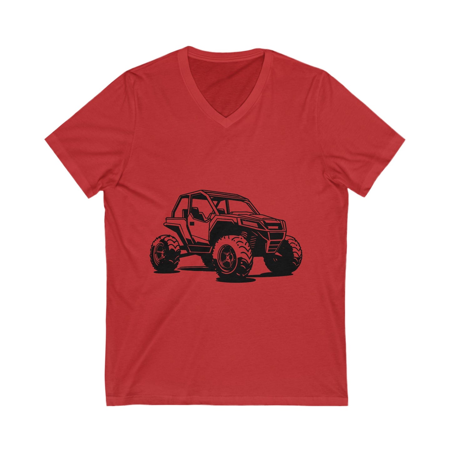 Off The Beaten Path Side By Side Unisex Short Sleeve V-Neck Tee