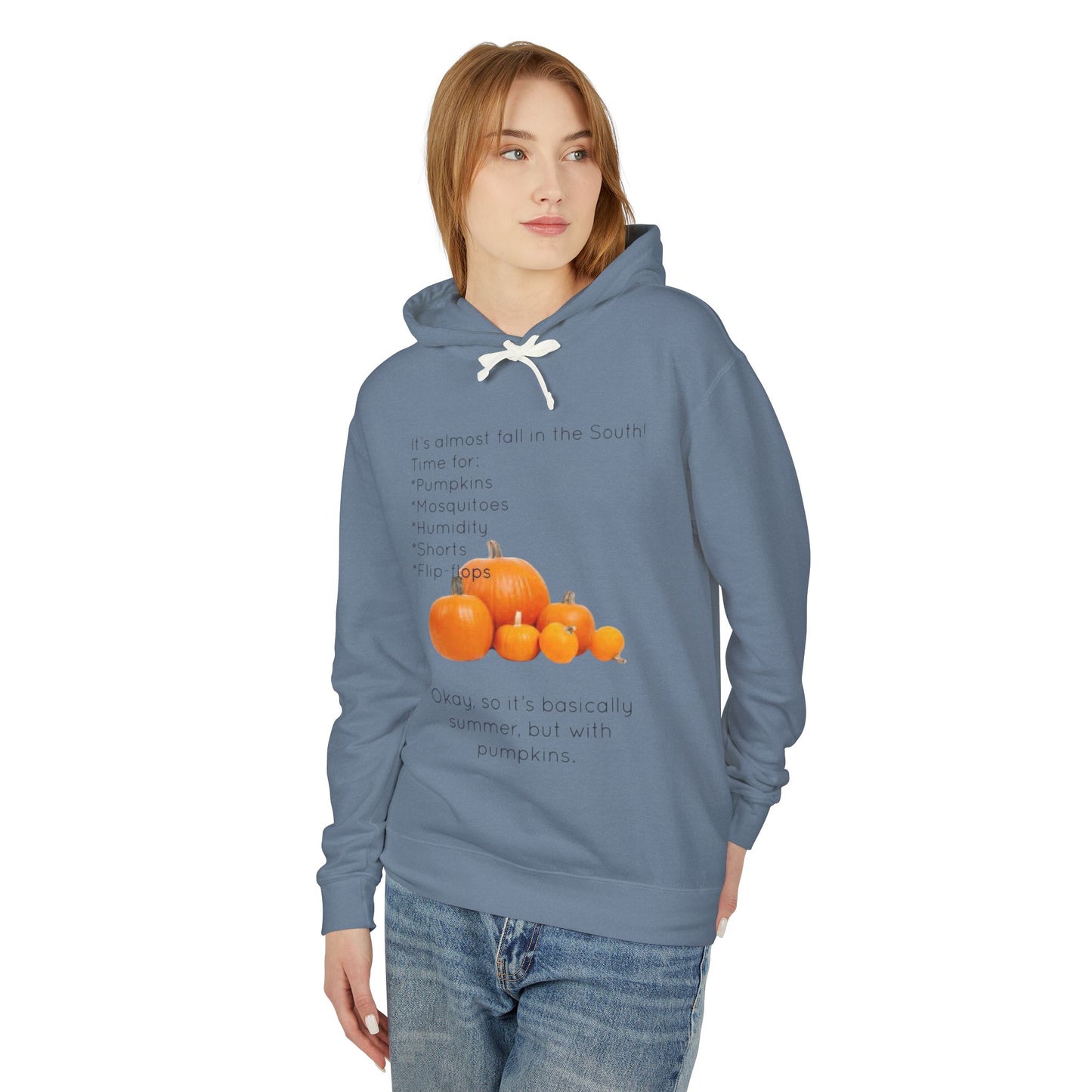 Fall In The South Unisex Lightweight Hoodie