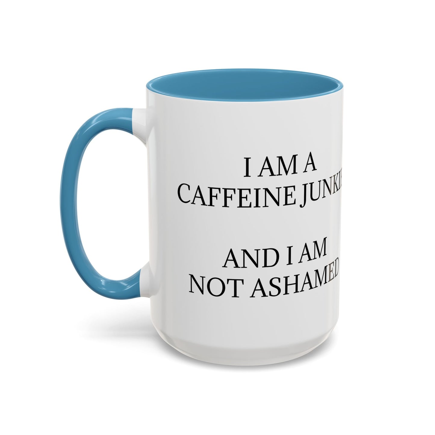 Caffeine Junkie 2-Tone Coffee Mug