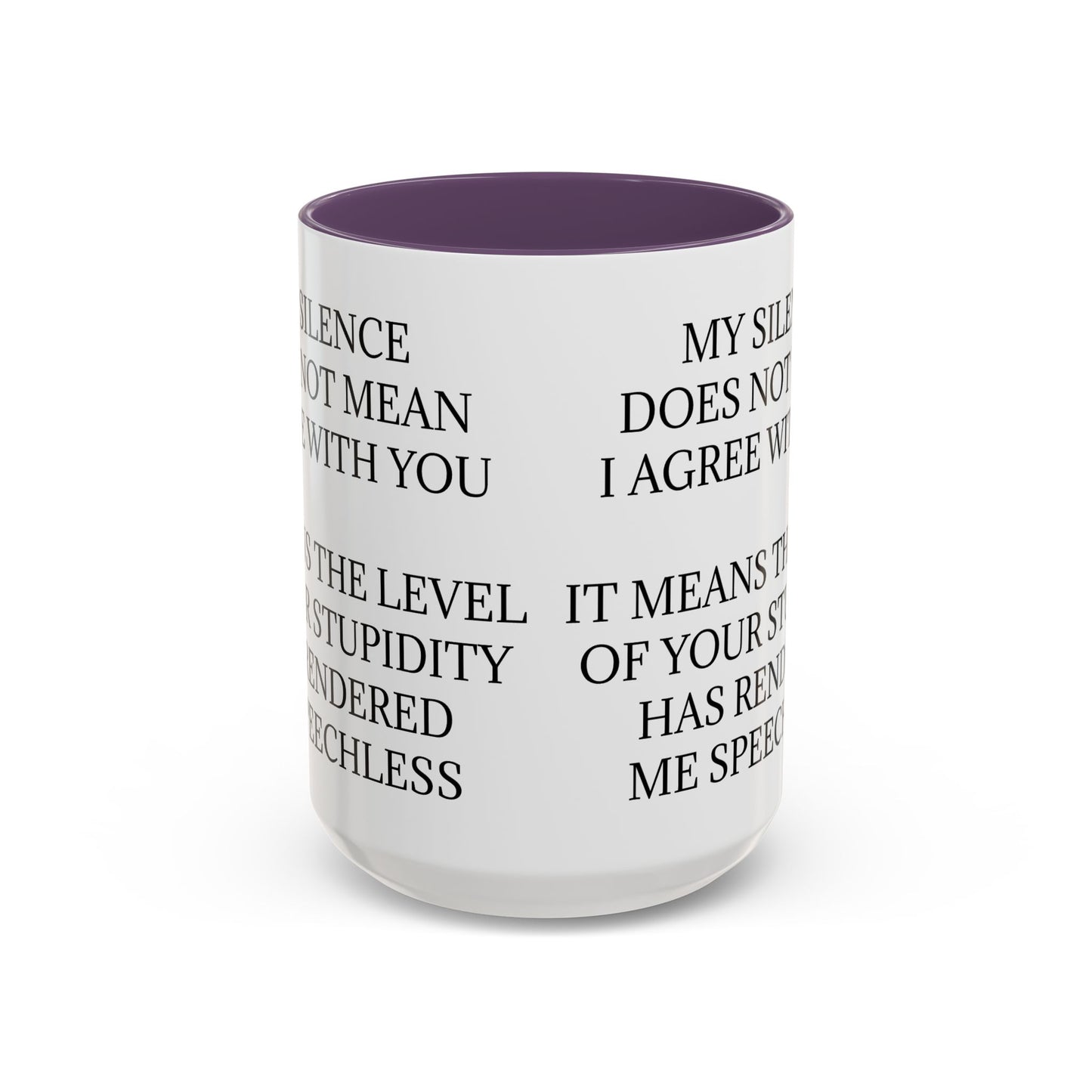Speechless 2-Tone Coffee Mug