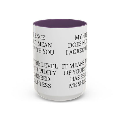 Speechless 2-Tone Coffee Mug