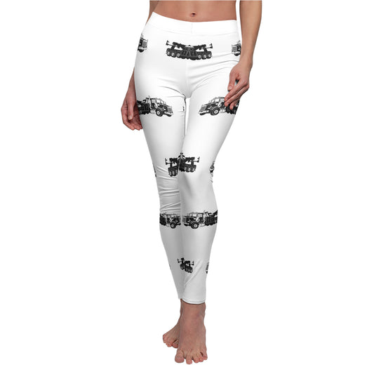 Heavy Tow Truck Women's Ankle Leggings