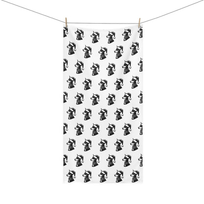 Santa Paws Doberman Mink-Cotton  Beach Towel