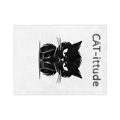 CAT-ittude Velveteen Microfiber Blanket