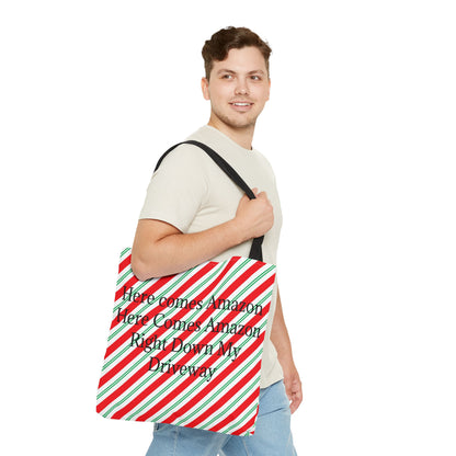 Here Comes Amazon Tote Bag