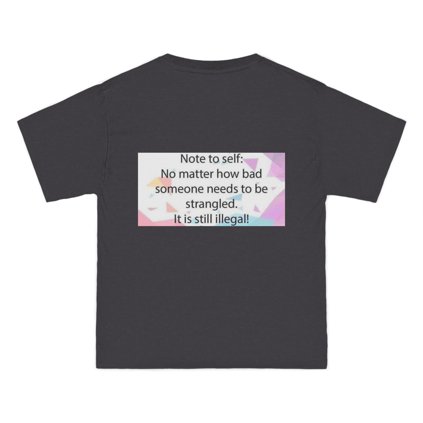 Note To Self Men's Short-Sleeve Crewneck Tee