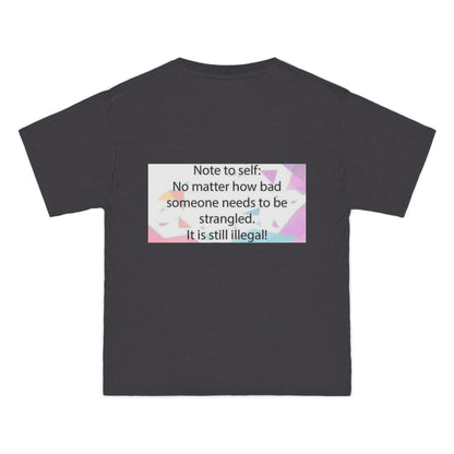 Note To Self Men's Short-Sleeve Crewneck Tee