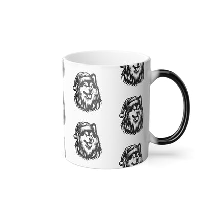 Santa Paws Malamute Color Changing Mug