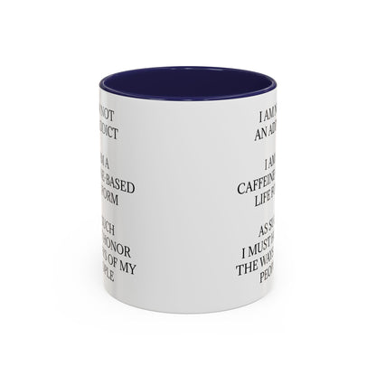 Not An Addict 2-Tone Coffee Mug