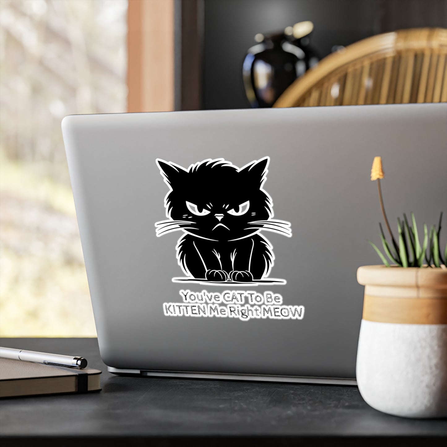 Kitten Me Vinyl Decal