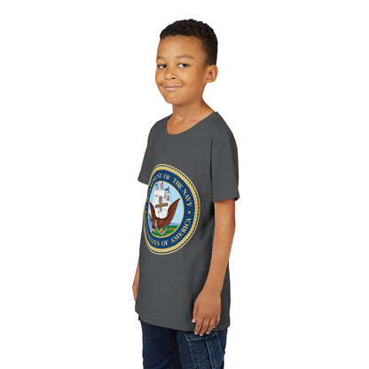 US Navy Youth Unisex Short Sleeve Crewneck Tee