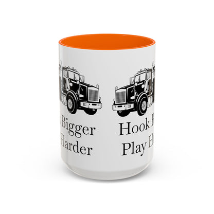 Hook Bigger 2-Tone Coffee Mug