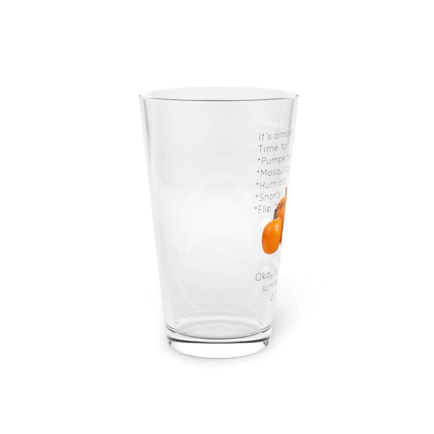 Fall In The South Drinking Glass