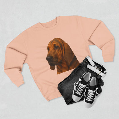 Bloodhound Head Unisex Crewneck Sweatshirt