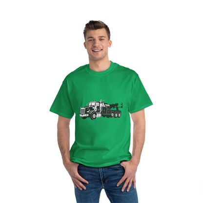 Heavy Tow Truck Men's Short-Sleeve Crewneck Tee