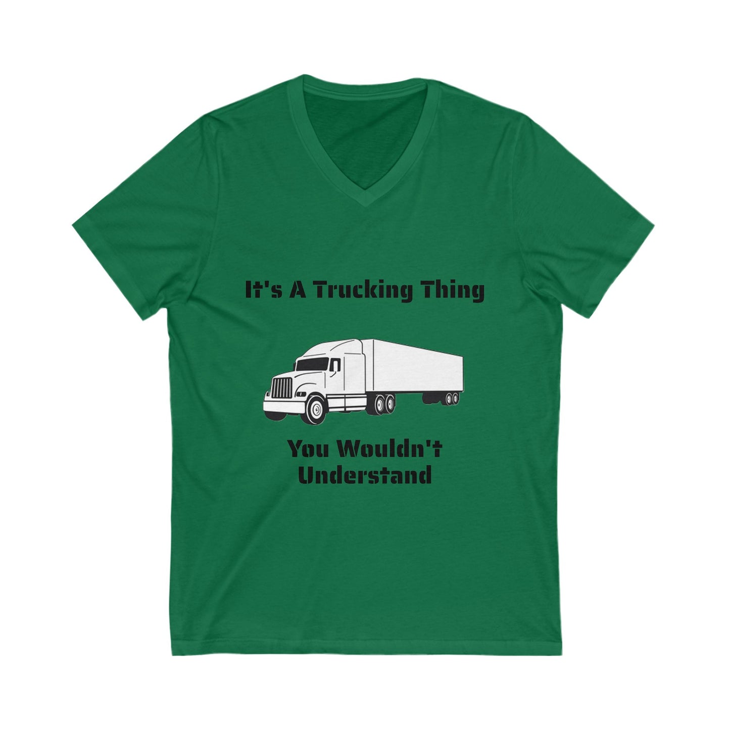 Trucking Thing Unisex Short Sleeve V-Neck Tee