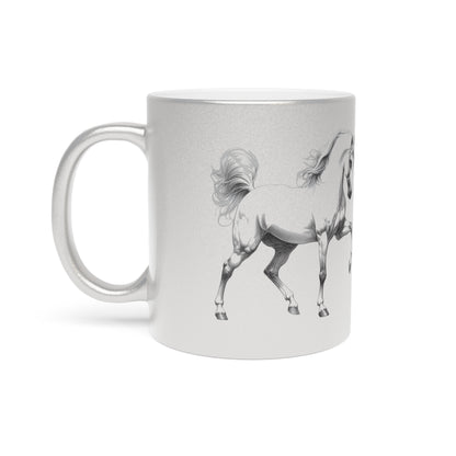 Fancy Pants Metallic Coffee Mug