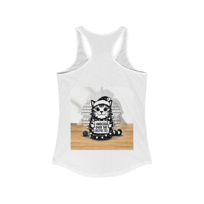 Naughty Cat Women's Racerback Tank