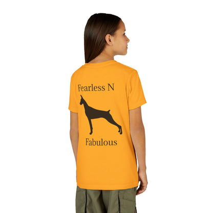 Fearless N Fabulous Youth Unisex Short Sleeve Crewneck Tee