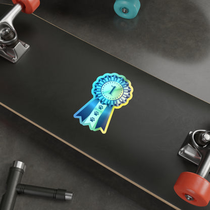 Show Ribbon Holographic Sticker