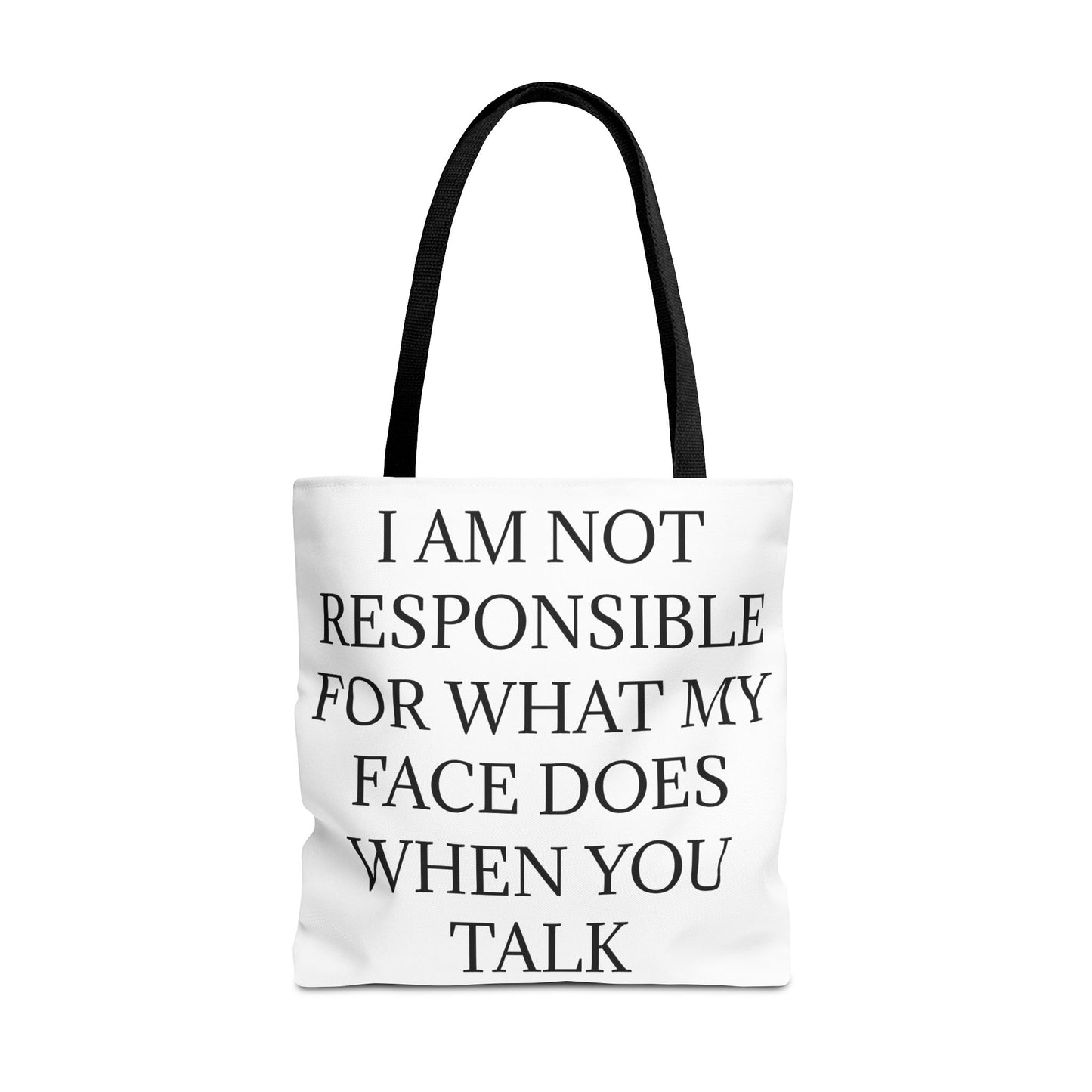 When You Talk Tote Bag