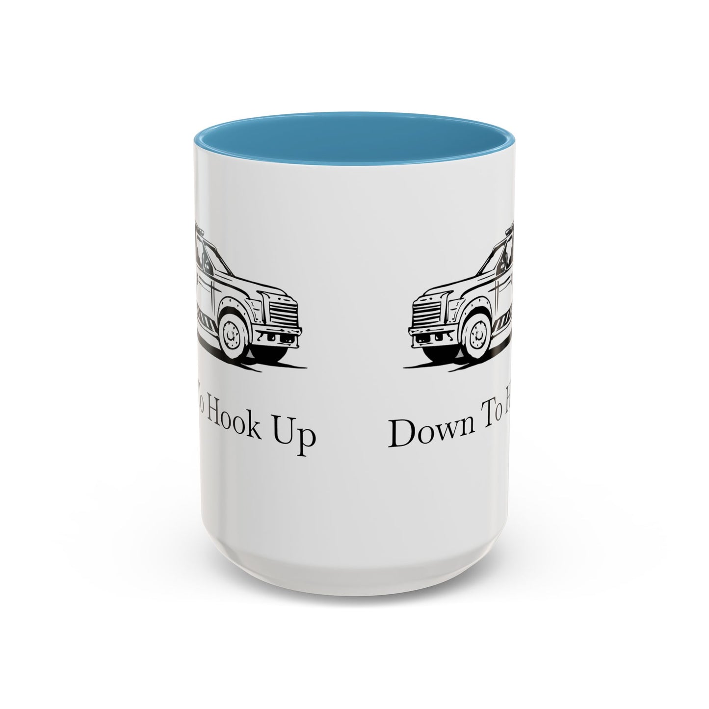 Down To Hook Up 2-Tone Coffee Mug