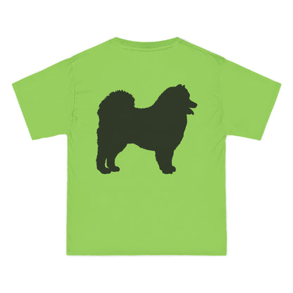 Samoyed Silhouette Men's Short-Sleeve Crewneck Tee