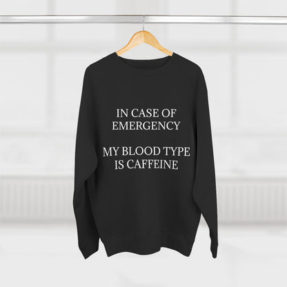 Blood Type Unisex Crewneck Sweatshirt