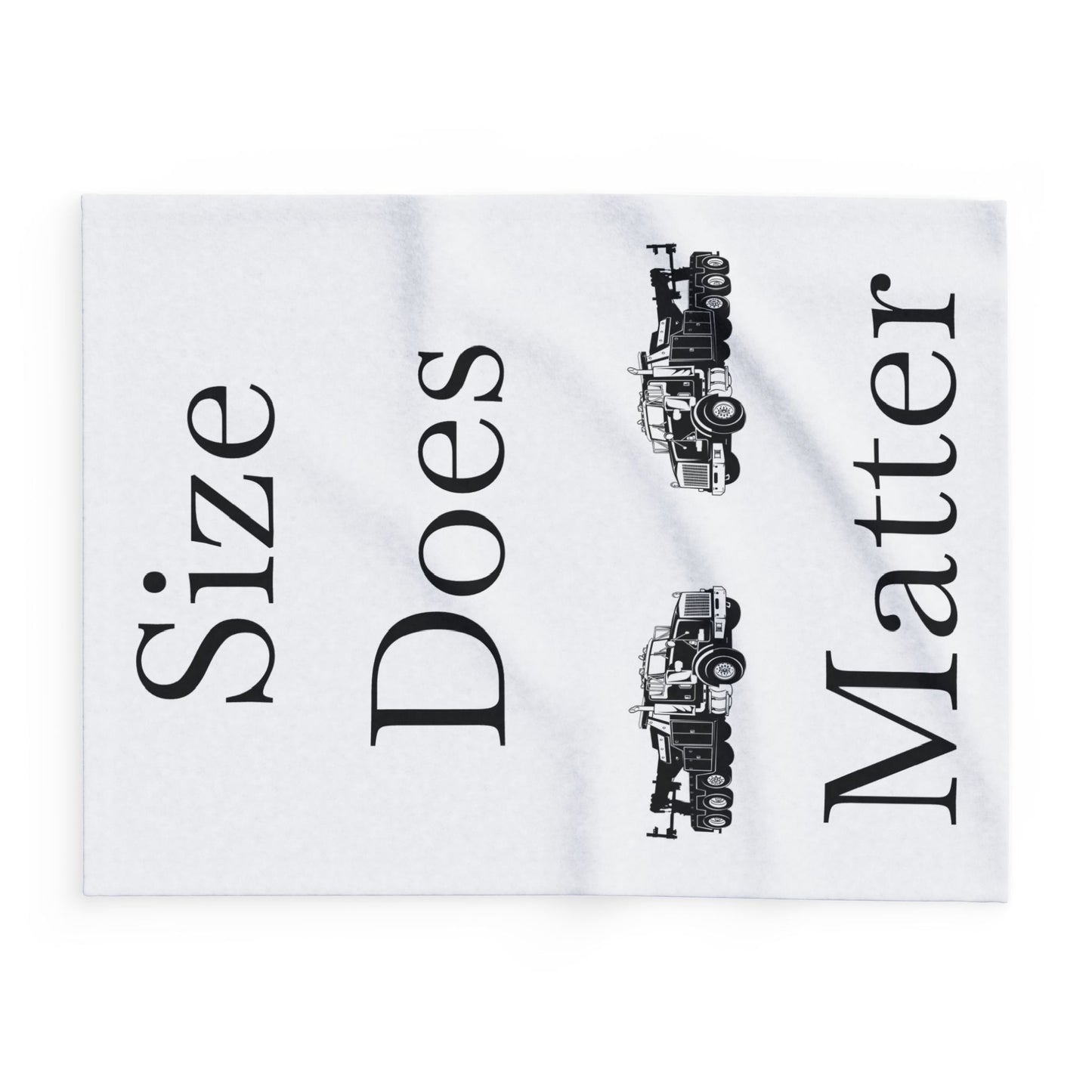 Size Does Matter Arctic Fleece Blanket