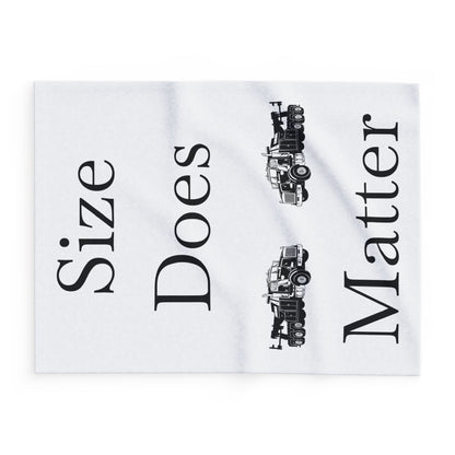 Size Does Matter Arctic Fleece Blanket