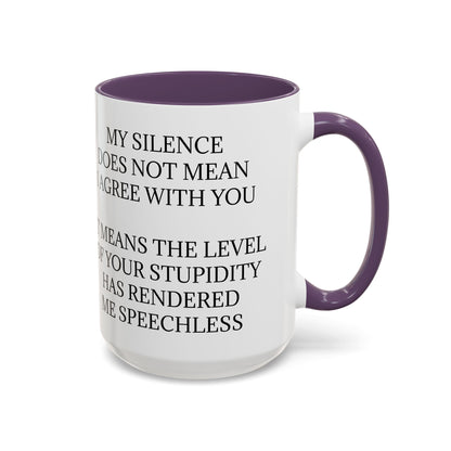 Speechless 2-Tone Coffee Mug
