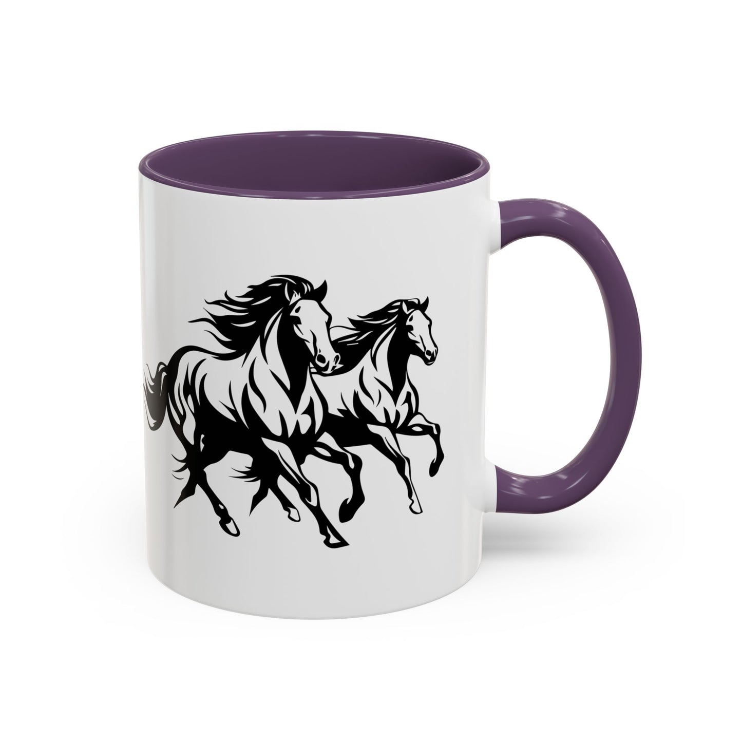 Horsin' Around 2-Tone Coffee Mug