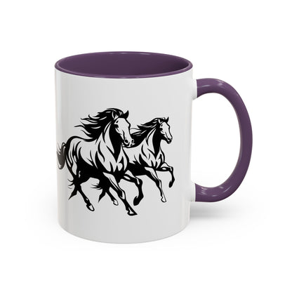 Horsin' Around 2-Tone Coffee Mug