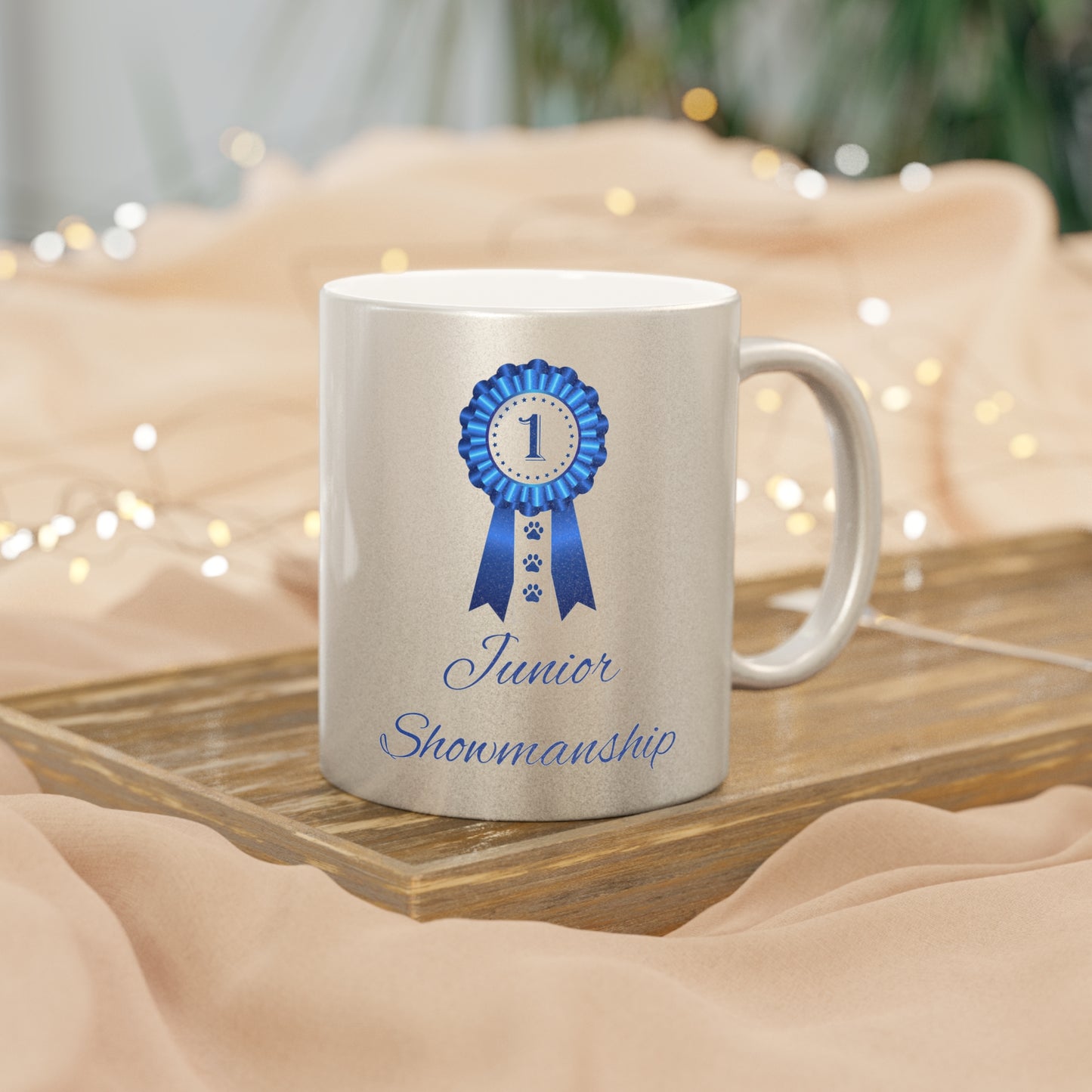 Junior Showmanship Metallic Coffee Mug