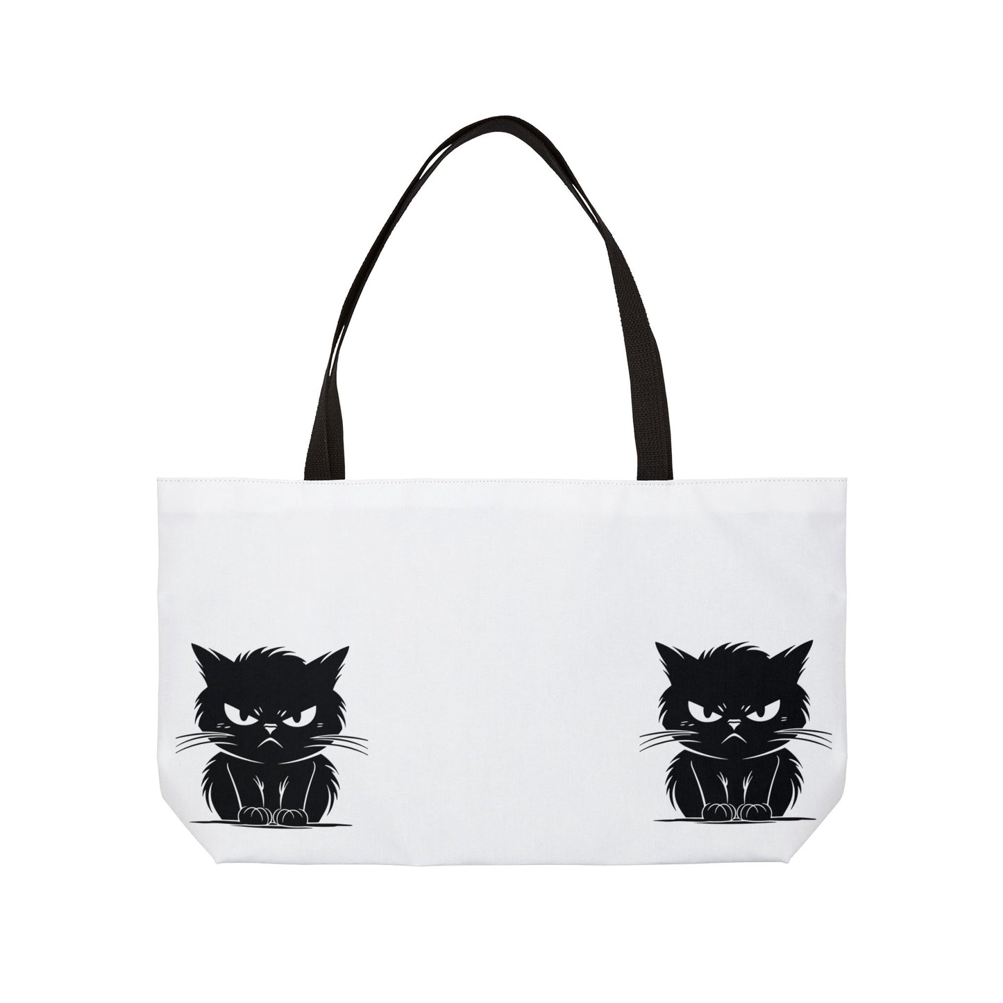 Angry Cat Weekender Tote Bag