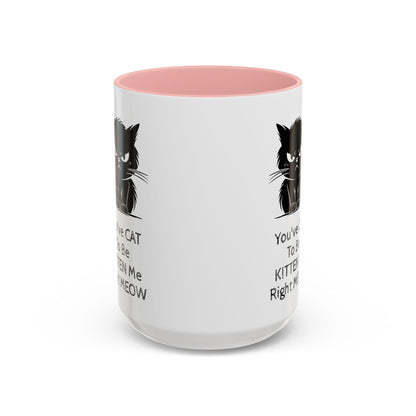 Kitten Me 2-Tone Coffee Mug