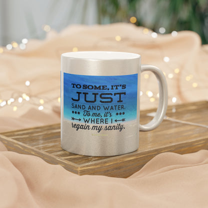 Dr. Beach Metallic Coffee Mug