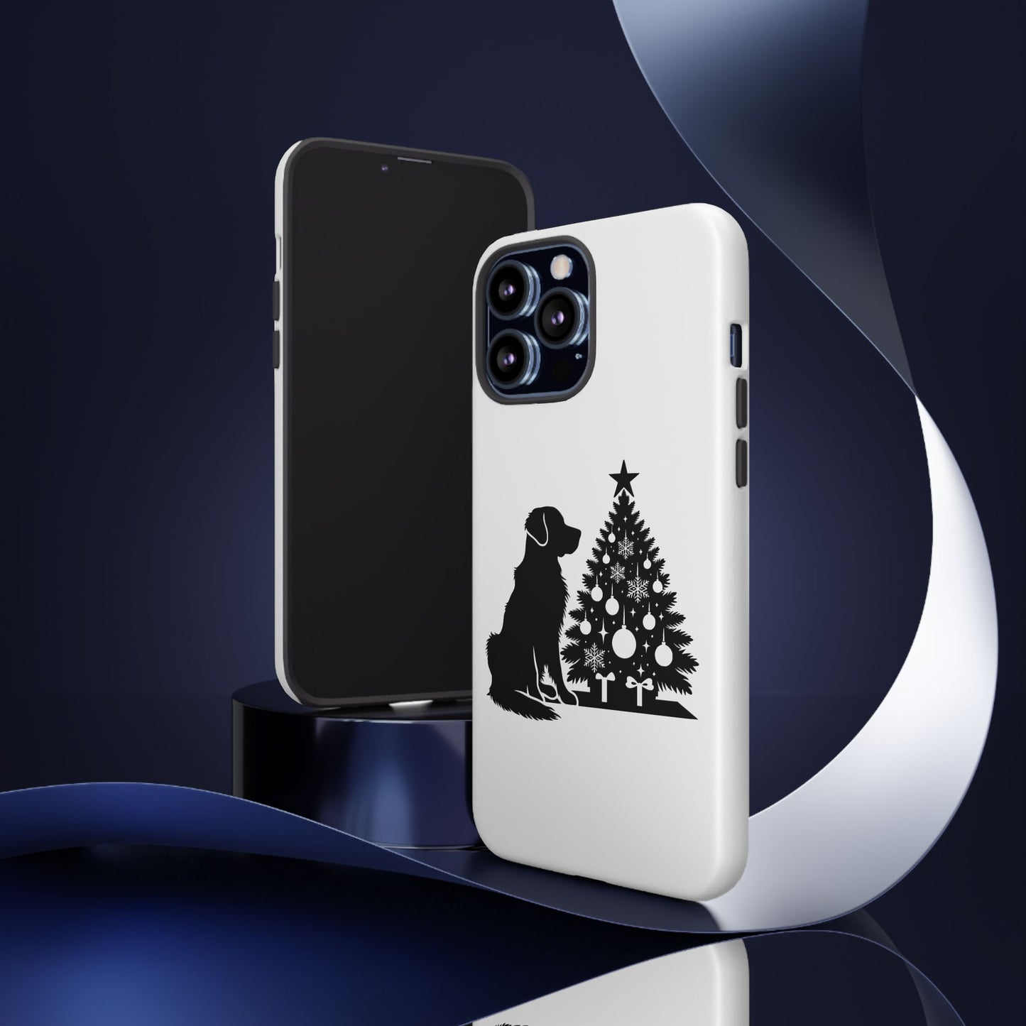 Golden Christmas Tree iPhone Case