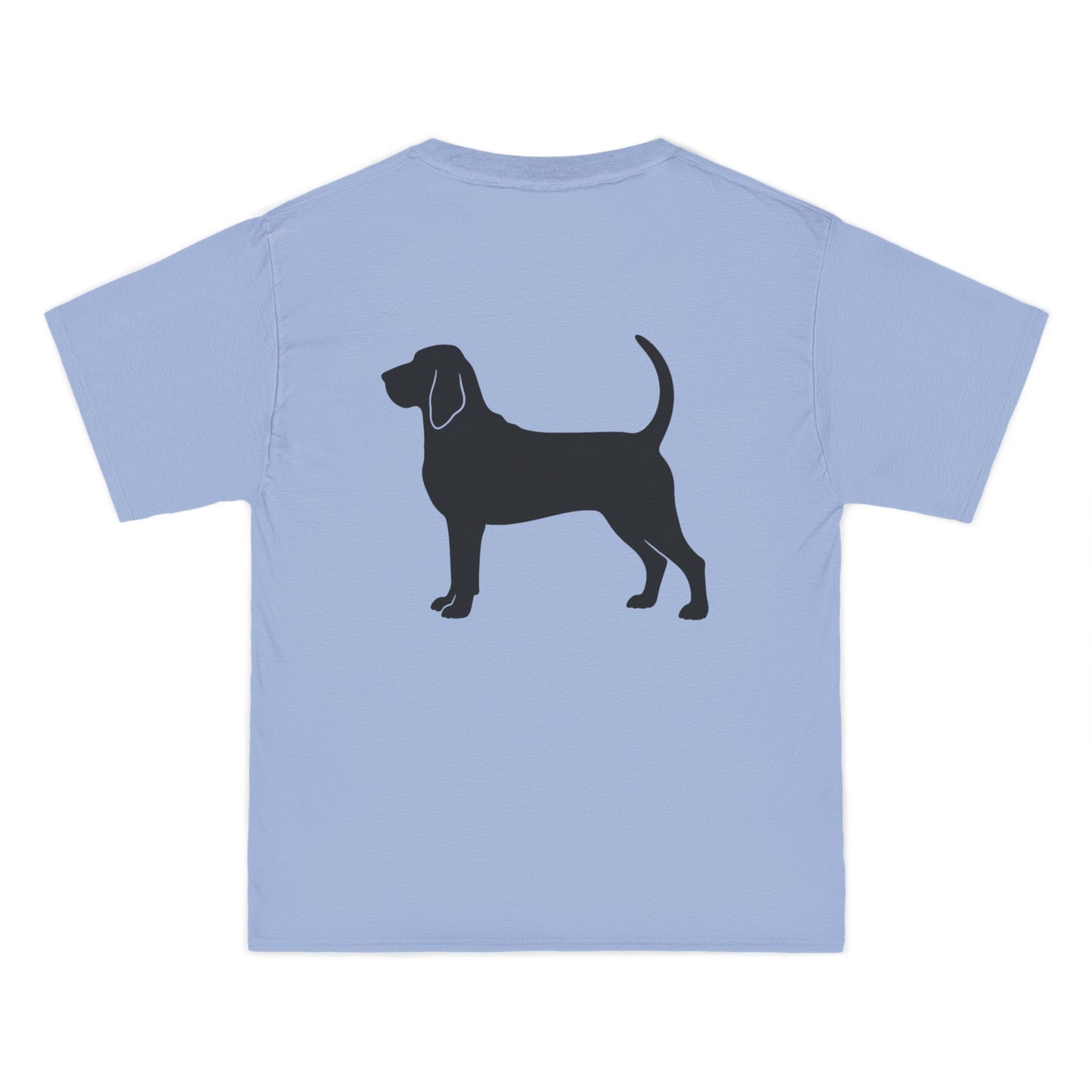Bloodhound Silhouette Men's Short-Sleeve Crewneck Tee