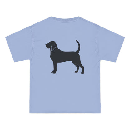 Bloodhound Silhouette Men's Short-Sleeve Crewneck Tee