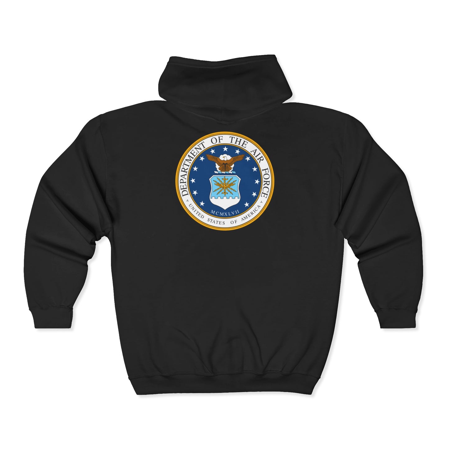 US Air Force Unisex Full Zip Hoodie