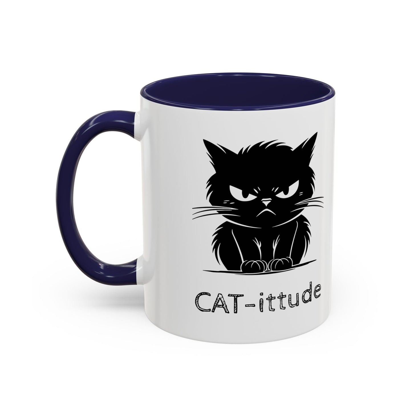 CAT-ittude 2-Tone Coffee Mug