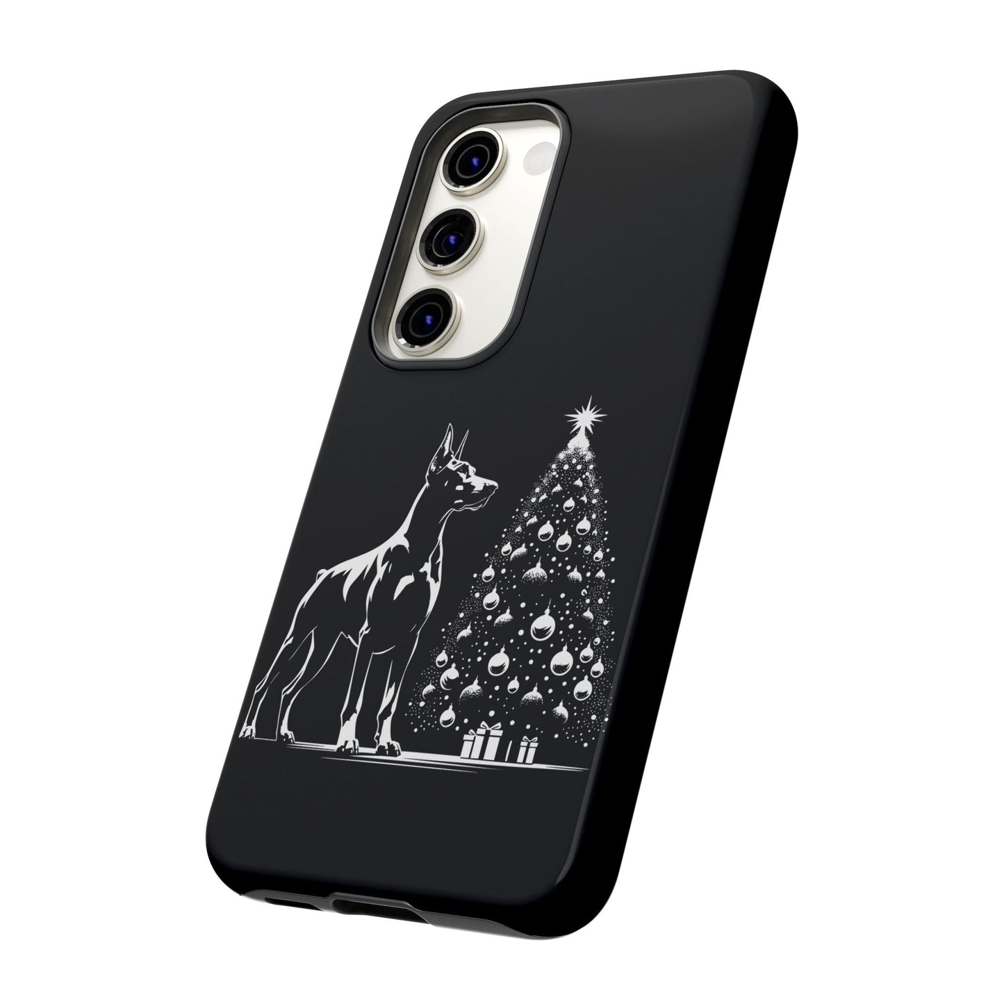 Doberman Christmas Tree Samsung Case