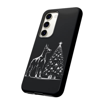 Doberman Christmas Tree Samsung Case