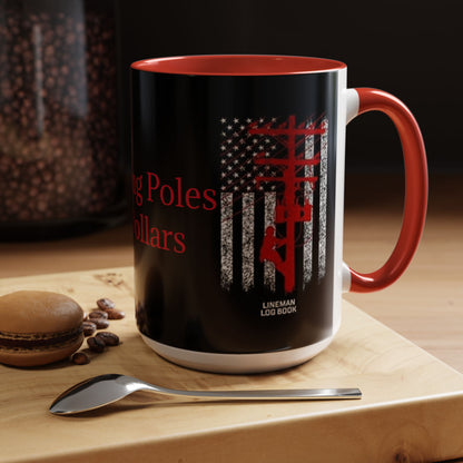 Climbing Poles 2-Tone Coffee Mug