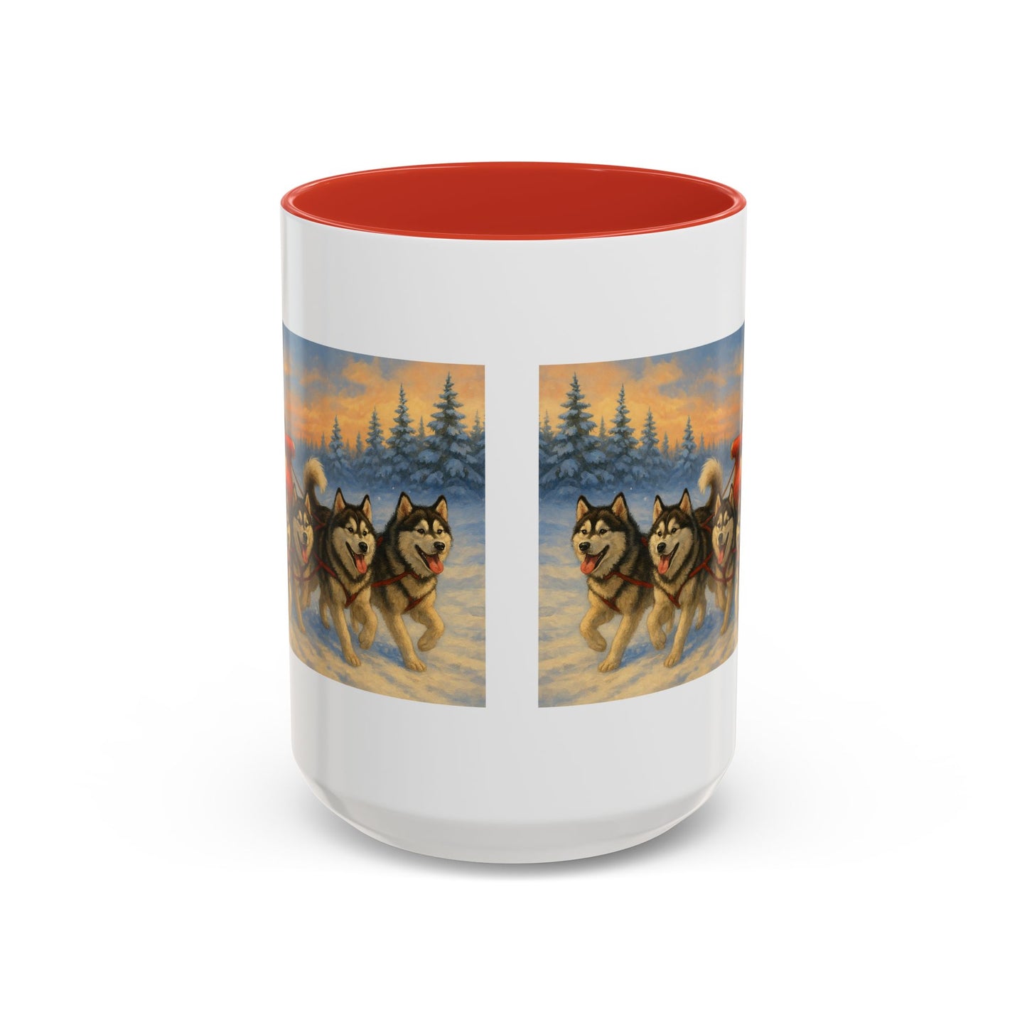 Dashing Through The Snow 2-Tone Coffee Mug